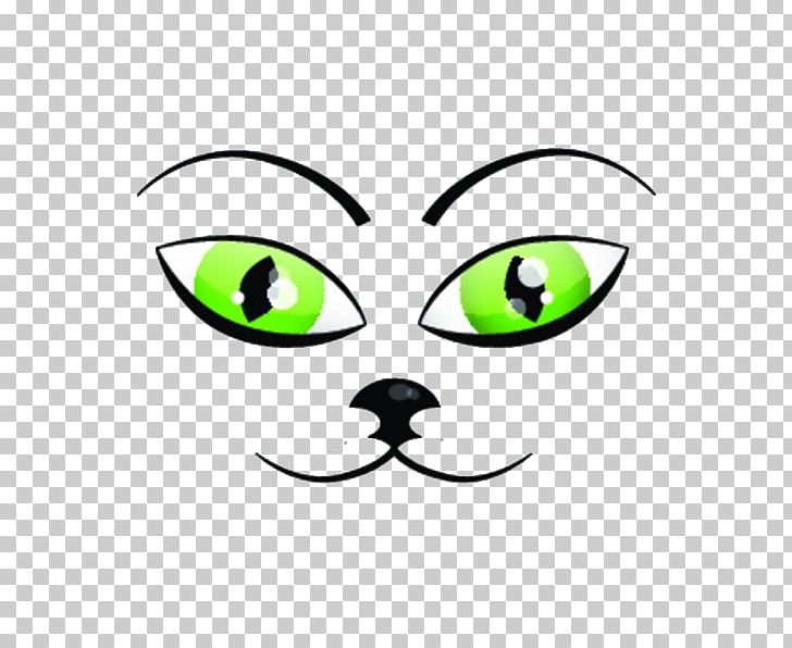Cat Drawing Kitten Illustration PNG, Clipart, Background Green, Cartoon, Cartoon Eyes, Cat Like Mammal, Eye Free PNG Download
