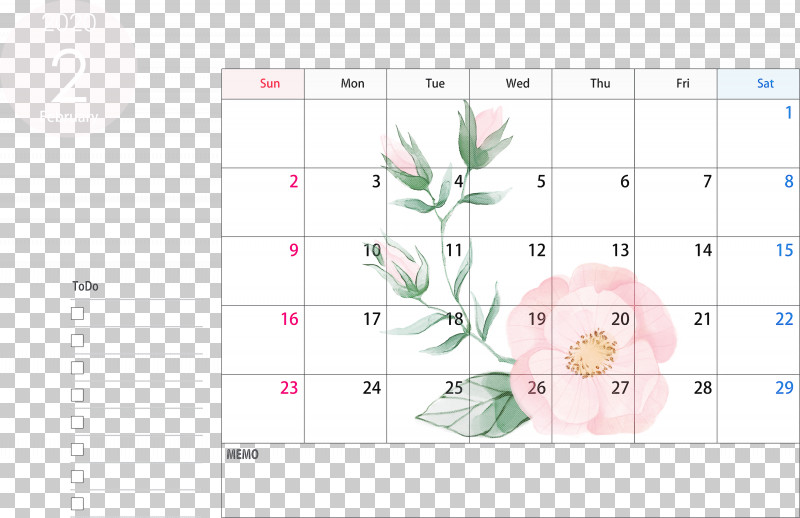 February 2020 Calendar February 2020 Printable Calendar 2020 Calendar PNG, Clipart, 2020 Calendar, February 2020 Calendar, February 2020 Printable Calendar, Line, Paper Free PNG Download