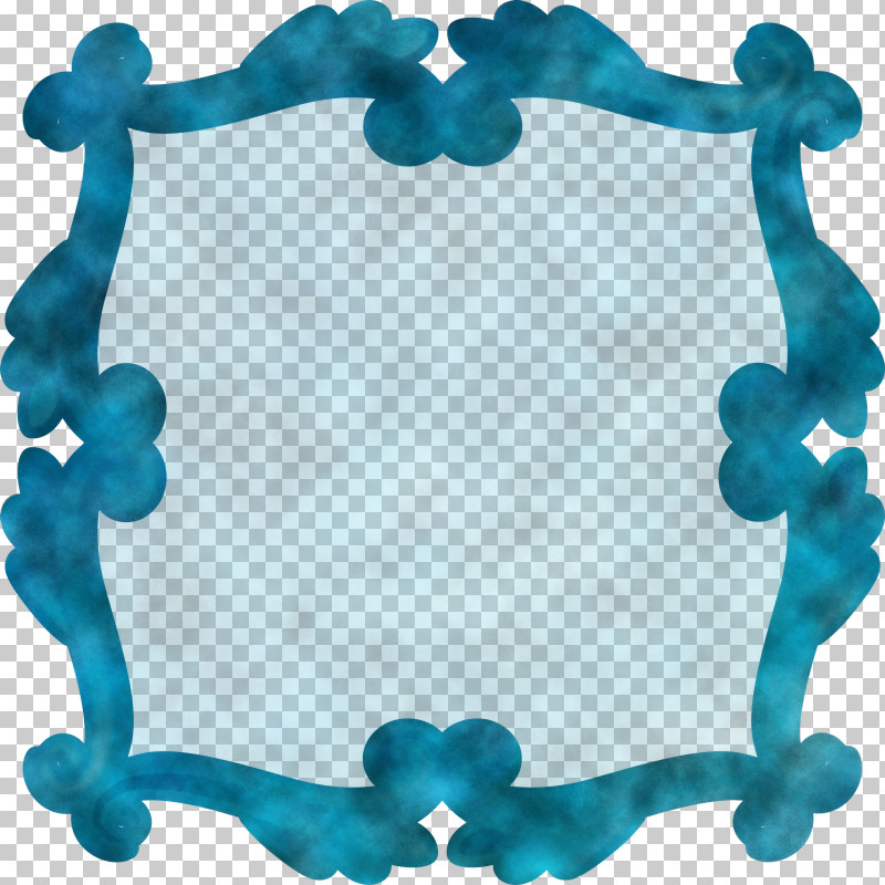 Square Frame PNG, Clipart, Aqua, Square Frame, Teal, Turquoise Free PNG Download