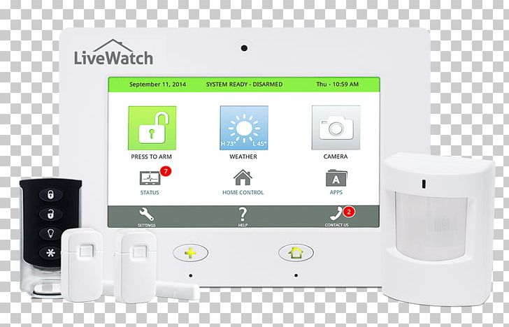 Touchscreen Security Alarms & Systems Home Automation Kits Android Display Device PNG, Clipart, Alarmcom, Alarm Device, Android, Brand, Communication Free PNG Download