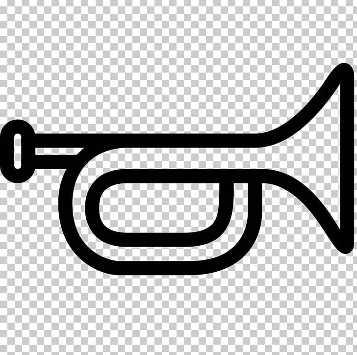 Trumpet Computer Icons Musical Instruments Wind Instrument PNG, Clipart, Black And White, Brass Instrument, Bugle, Computer Icons, Cornet Free PNG Download