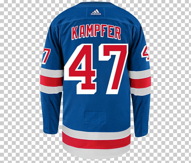 Sports Fan Jersey New York Rangers Ice Hockey Sleeve PNG, Clipart, Active Shirt, Blue, Bluza, Brand, Clothing Free PNG Download