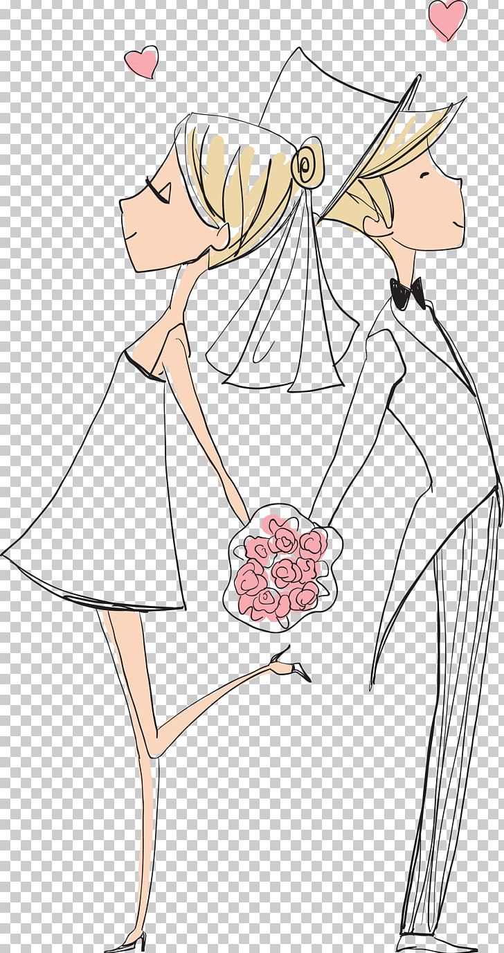 Marriage Computer File PNG, Clipart, Arm, Cartoon, Fashion Design, Fashion Illustration, Fictional Character Free PNG Download