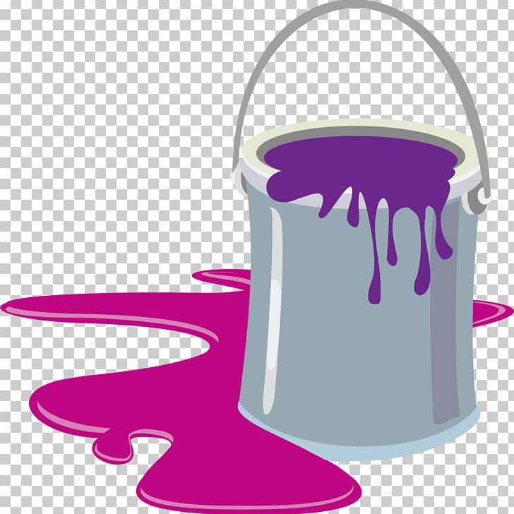 Paint Cartoon Bucket PNG, Clipart, Bucket Vector, Creative Background, Creative Paint, Creative Vector, Creativity Free PNG Download