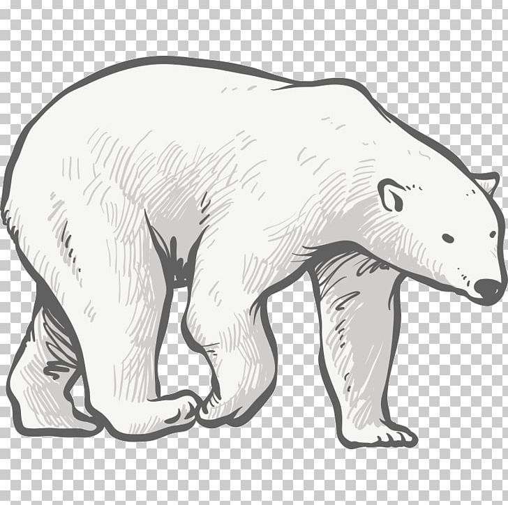 Polar Bear Sketch Dog Canidae PNG, Clipart, Animal, Animal Figure, Animals, Art, Artwork Free PNG Download