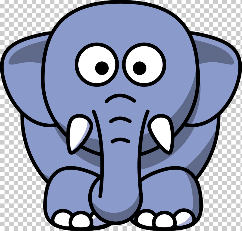 Indian Elephant PNG, Clipart, Cartoon, Elephant, Facial Expression, Head, Indian Elephant Free PNG Download