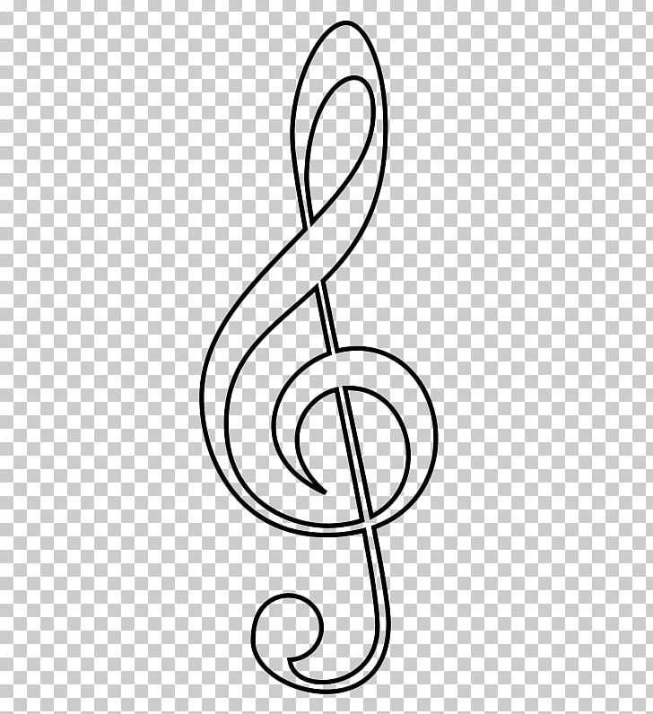 Clef Treble Musical Note Sheet Music PNG, Clipart, Area, Black And White, Circle, Clef, Coloring Book Free PNG Download