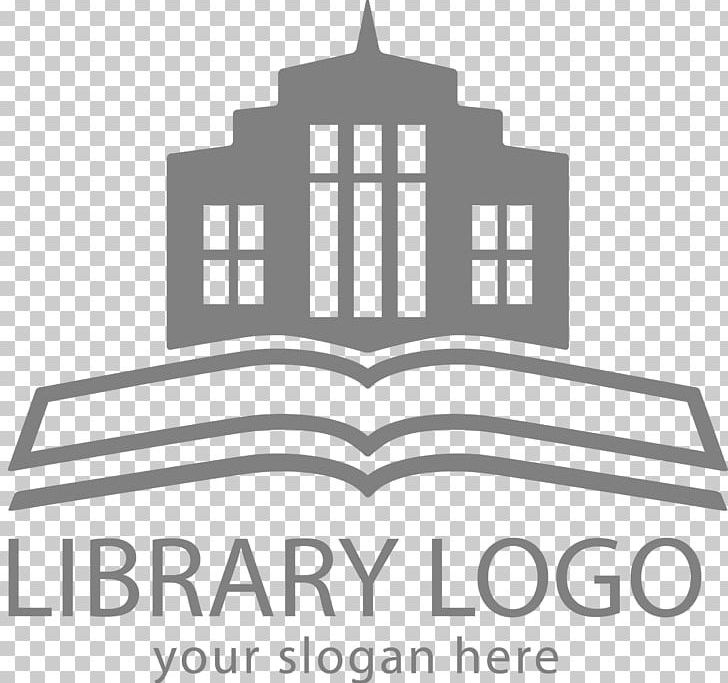 Logo Library PNG, Clipart, Alumnado, Angle, Architecture, Area, Black And White Free PNG Download