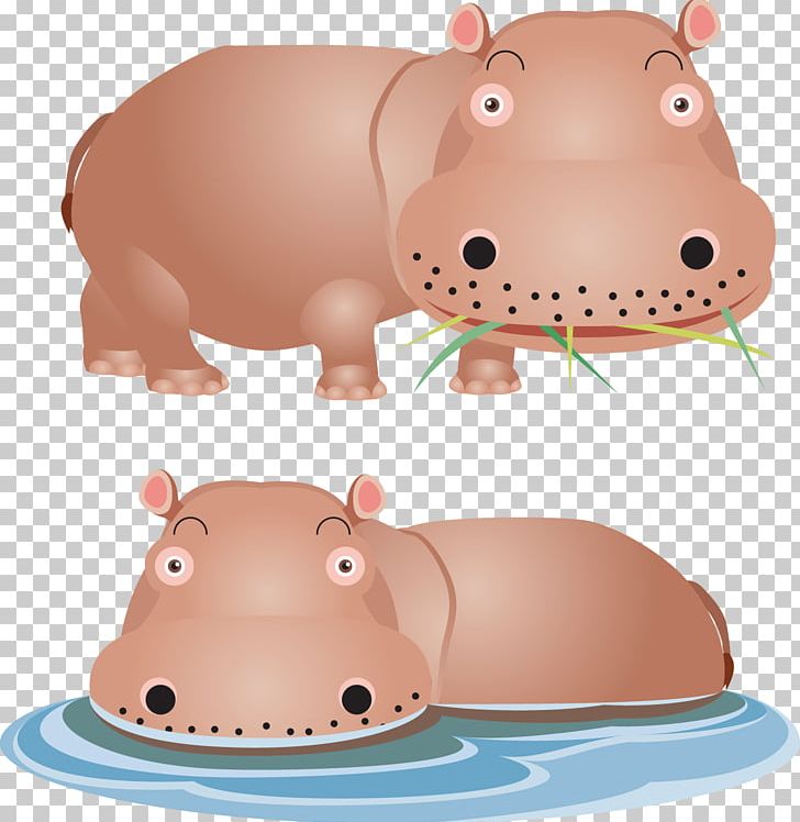 Hippopotamus Lion Giraffe Euclidean PNG, Clipart, Animal, Animals, Animals Hippo, Balloon Cartoon, Boy Cartoon Free PNG Download