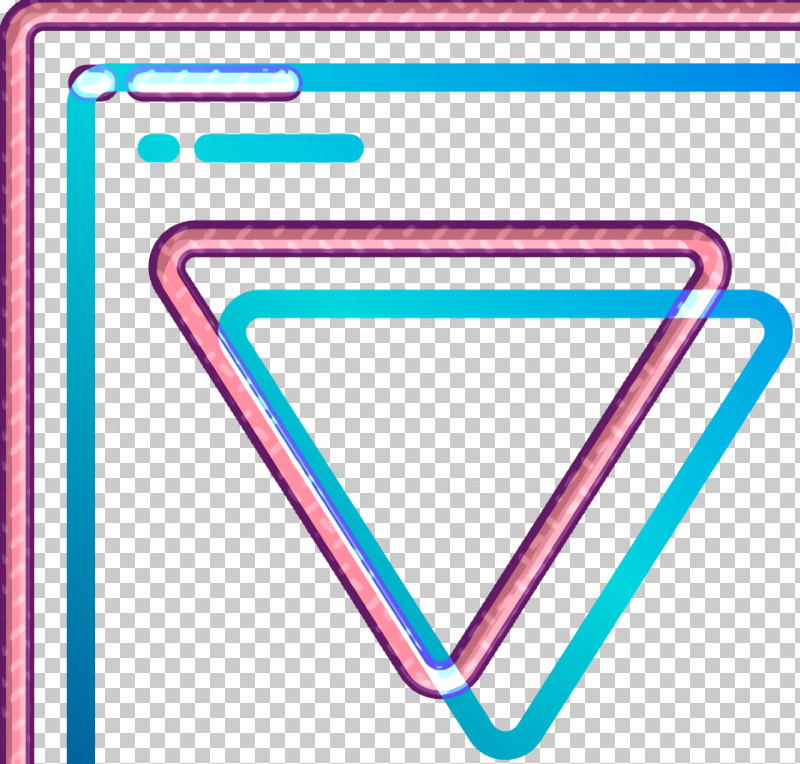 UI Icon Down Icon Multimedia Option Icon PNG, Clipart, Down Icon, Line, Multimedia Option Icon, Triangle, Turquoise Free PNG Download