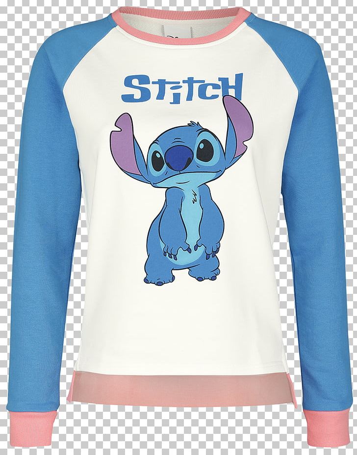 T-shirt Lilo & Stitch Ohana Clothing PNG, Clipart, Blue, Bluza, Clothing, Electric Blue, Film Free PNG Download
