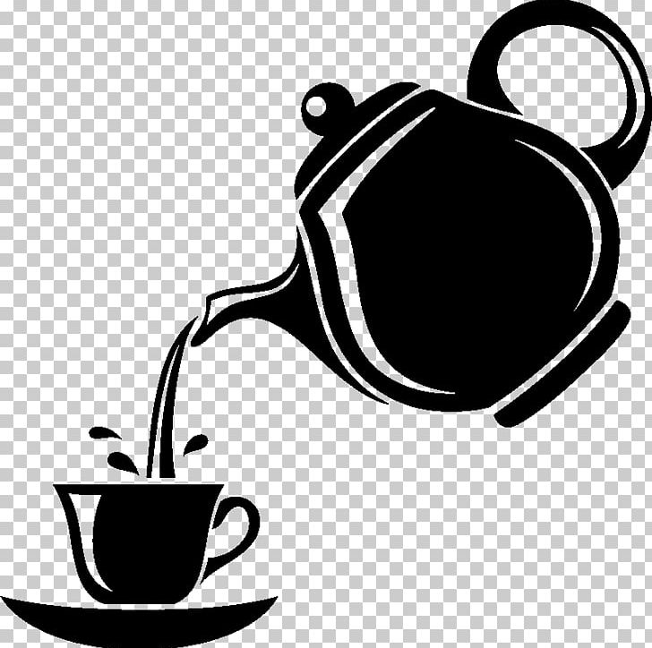 Teapot Coffee Cup PNG, Clipart, Artwork, Black And White, Coffee, Coffee Cup, Computer Icons Free PNG Download