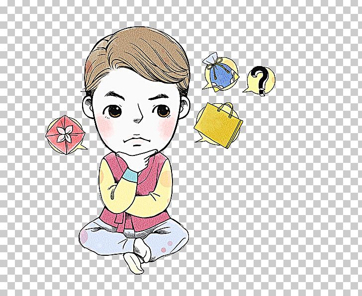 Thought Cartoon PNG, Clipart, Adobe Illustrator, Area, Art, Boy, Business Man Free PNG Download