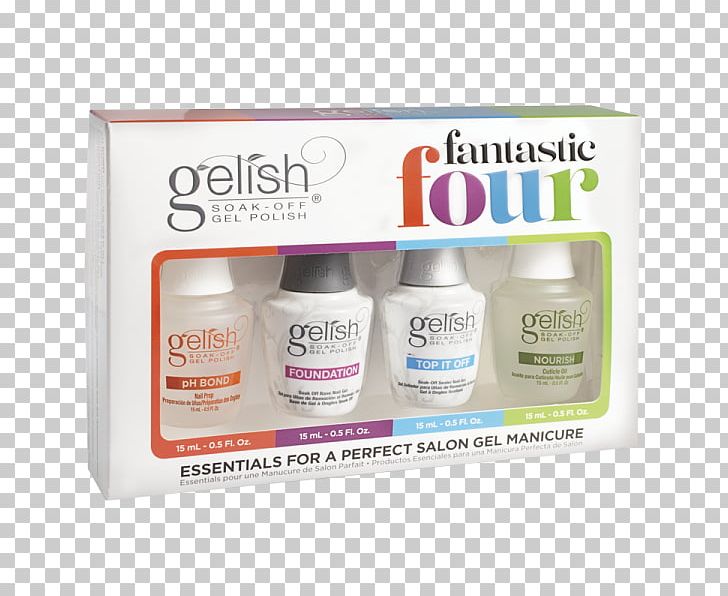 Gelish Fantastic Four Kit Gelish Soak-Off Gel Polish Gel Nails Color Club Nail Polish Gelish PH Bond PNG, Clipart, Cosmetics, Cream, Cuticle, Fantastic Four, Gelish Free PNG Download