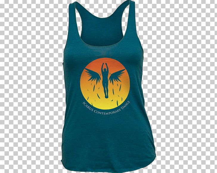 T-shirt Gilets Sleeveless Shirt PNG, Clipart, Active Shirt, Active Tank, Aqua, Electric Blue, Gilets Free PNG Download