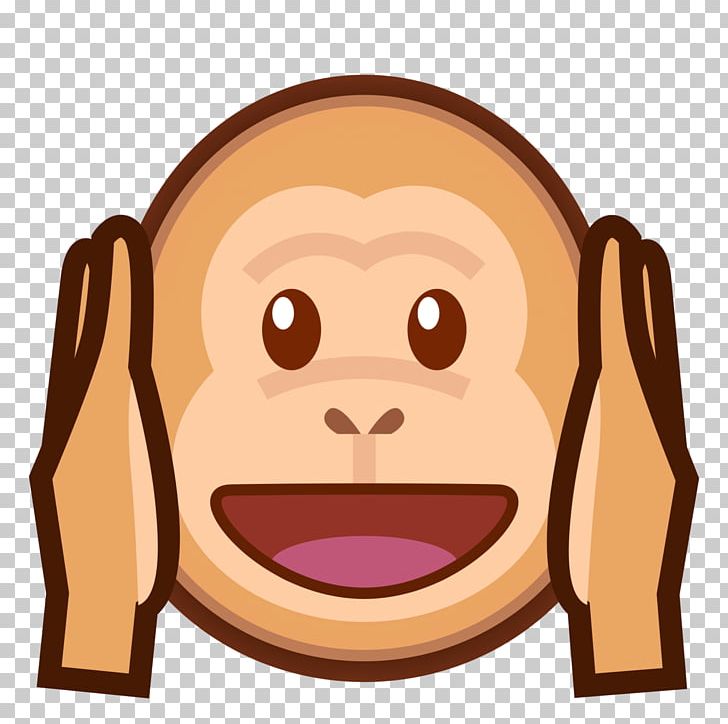 Three Wise Monkeys Emoji YouTube PNG, Clipart, Animals, Cartoon, Cheek, Computer Icons, Ear Free PNG Download