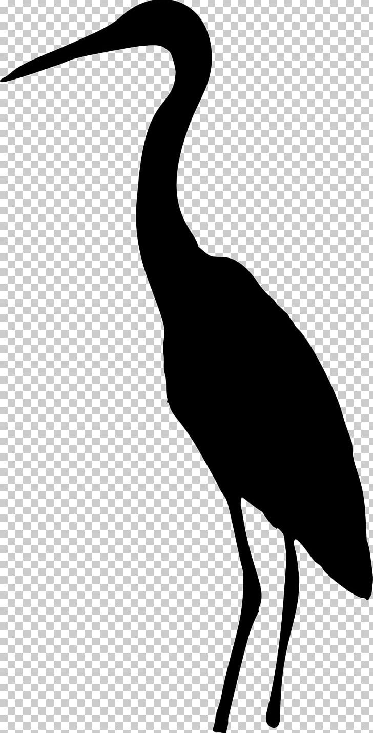 Great Blue Heron Bird Animal Silhouettes PNG, Clipart, Animals, Animal Silhouettes, Beak, Bird, Black And White Free PNG Download