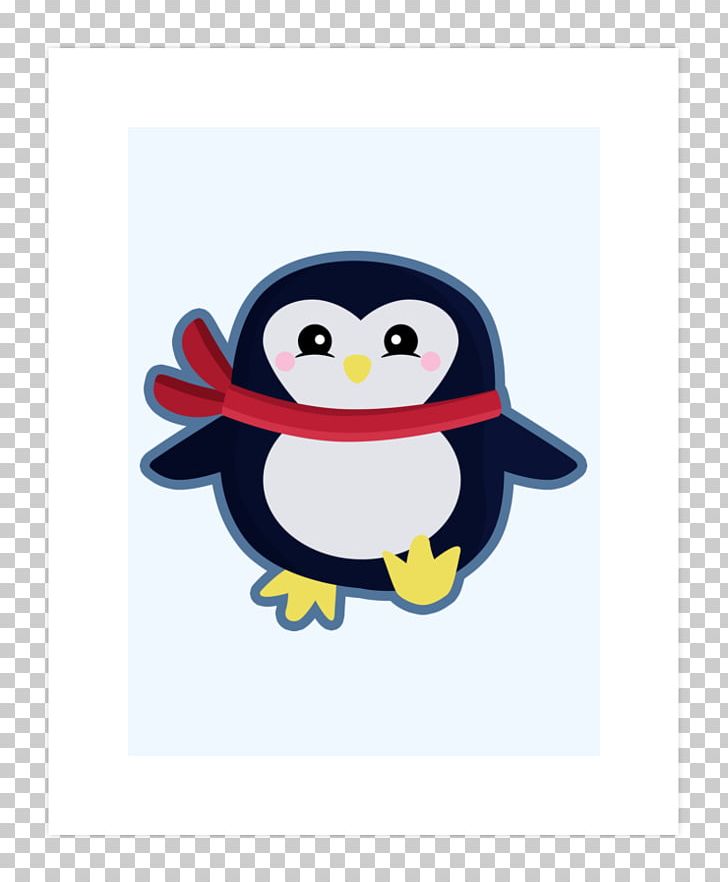 Penguin Post-it Note Cobalt Blue Beak PNG, Clipart, Animals, Animated Cartoon, Art Print, Beak, Bird Free PNG Download