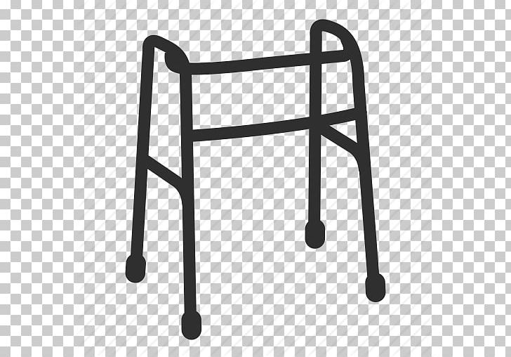 Icon Design Walker Iconfinder Icon PNG, Clipart, Angle, Apple Icon Image Format, Black, Black And White, Chair Free PNG Download