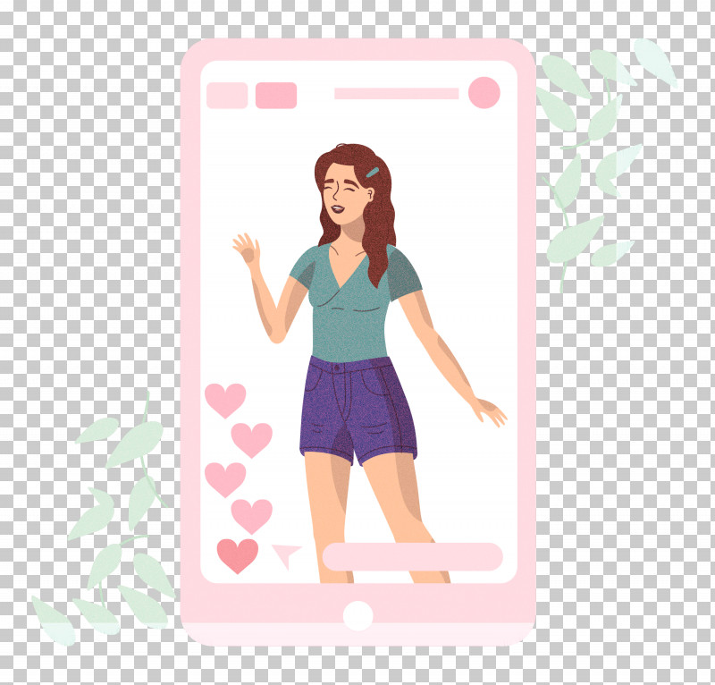 Woman Mobile Social Media PNG, Clipart, Abdomen, Cartoon, Hm, Leg, Mobile Free PNG Download