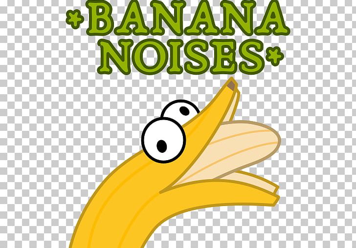 Banana Sticker Text Art PNG, Clipart, Area, Art, Banana, Banana Family, Beak Free PNG Download