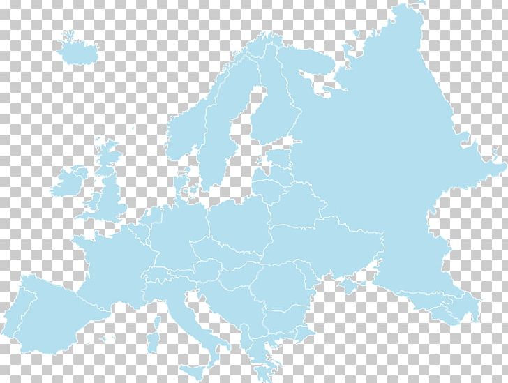 Europe Map PNG, Clipart, Area, Blank Map, Blue, Border, Cloud Free PNG Download