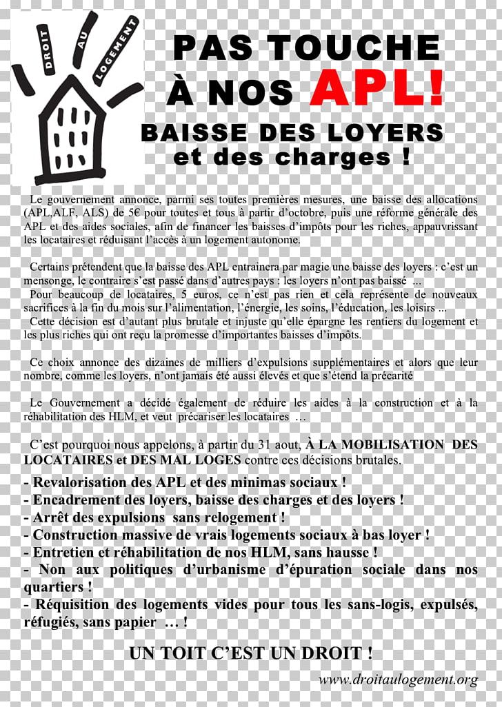 Document Text Right To Housing Dwelling Société Des Autoroutes Rhône-Alpes S.A. PNG, Clipart, Area, Black And White, Document, Dwelling, Line Free PNG Download