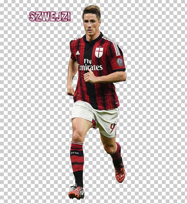 Fernando Torres A.C. Milan Jersey Atlético Madrid Soccer Player PNG, Clipart, Ac Milan, Atletico Madrid, Clothing, Fernando Torres, Football Free PNG Download