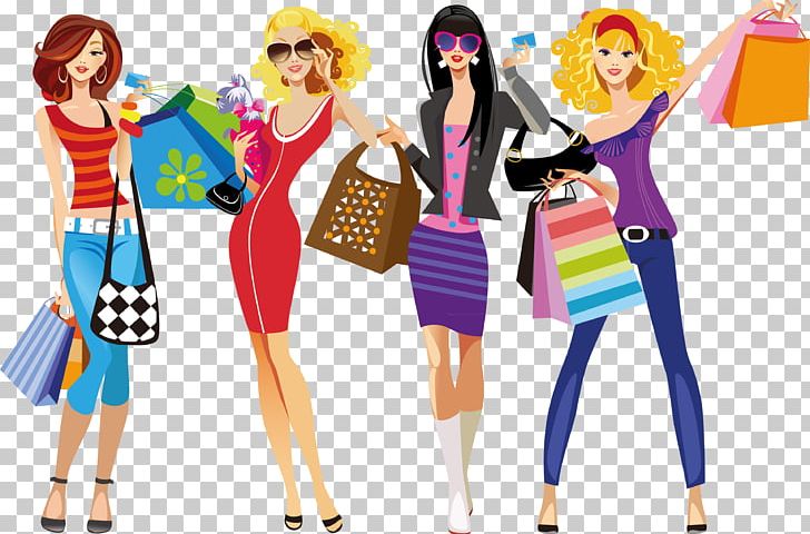 Shopping Girl PNG, Clipart, Anime, Art, Barbie, Cartoon, Clip Art Free PNG Download