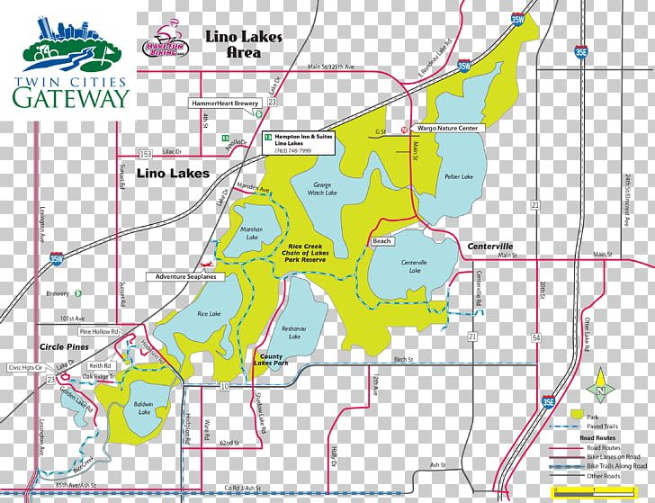 Lino Lakes Map Blaine Minneapolis Ham Lake PNG, Clipart, Area, Bicycle, Blaine, Cycling, Diagram Free PNG Download