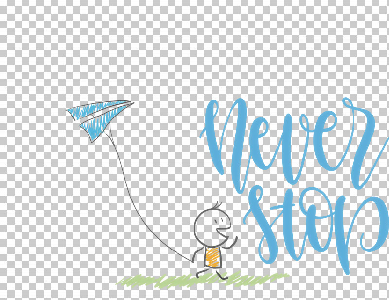 Never Stop Motivational Inspirational PNG, Clipart, Biology, Cartoon, Geometry, Inspirational, Line Free PNG Download