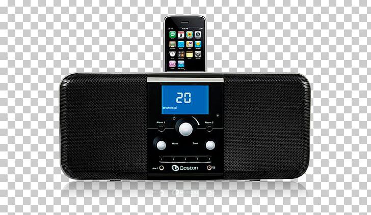 Portable Media Player Radiosveglia Apple Multimedia Radio Receiver PNG, Clipart, Alarm Clocks, Apple, Audio Receiver, Boston Acoustics, Dock Free PNG Download