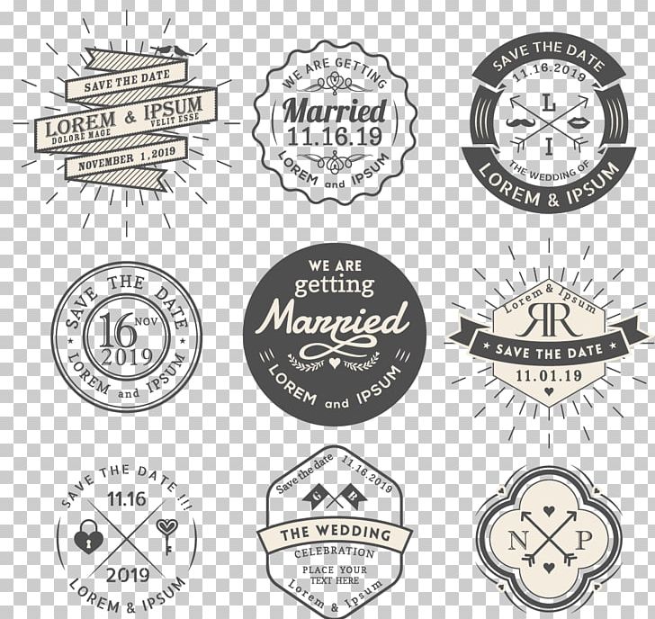 Wedding Invitation Logo Vintage Clothing PNG, Clipart, Badge, Brand, Circle, Decorative Patterns, Emblem Free PNG Download