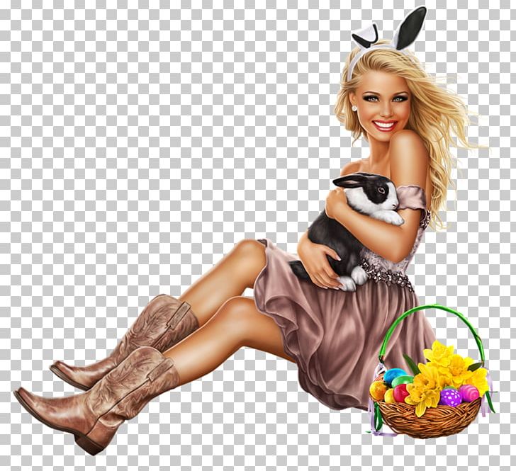 Easter Bunny Woman PNG, Clipart, 3d Computer Graphics, Drawing, Easter, Easter Bunny, Figurine Free PNG Download