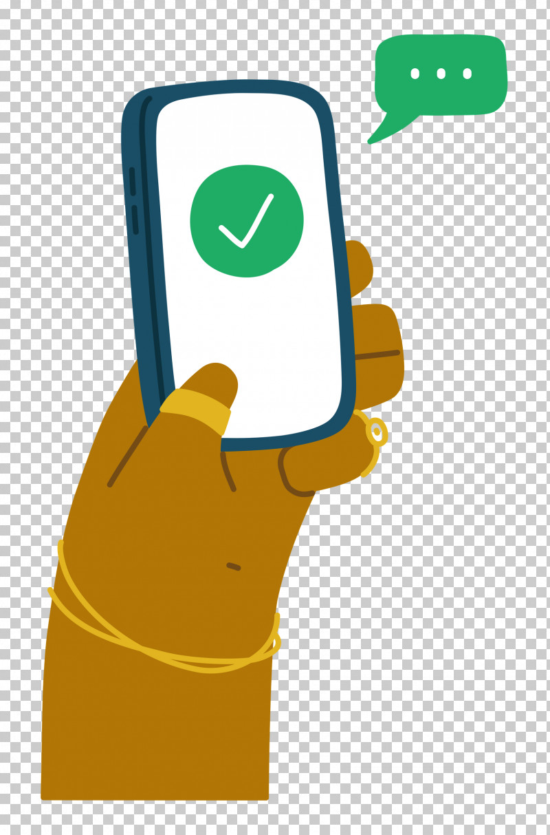 Phone Checkmark Hand PNG, Clipart, Animation, Cartoon, Checkmark, Hand, Logo Free PNG Download