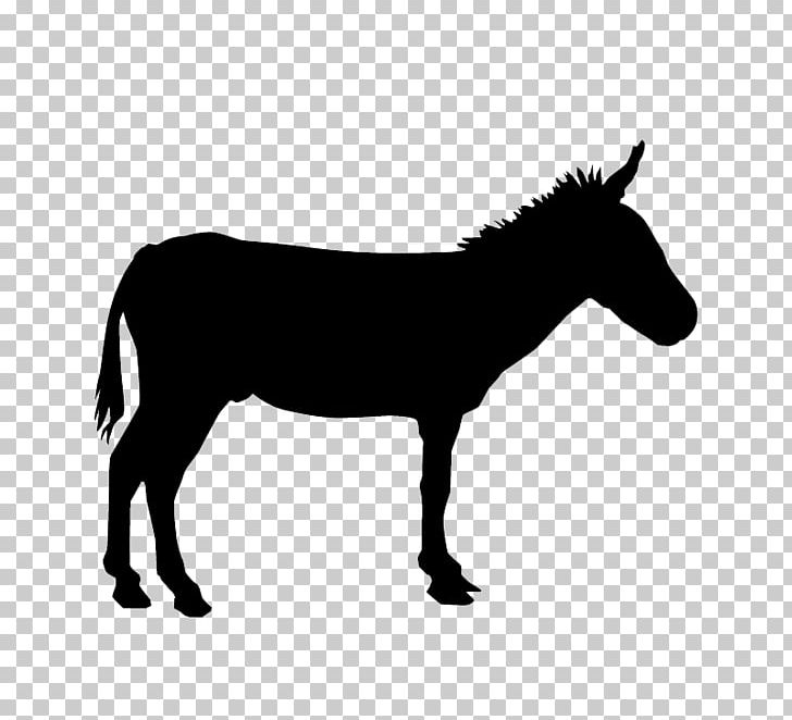 Donkey Silhouette Drawing PNG, Clipart, Animals, Black, Black Background, Black Hair, Black Vector Free PNG Download