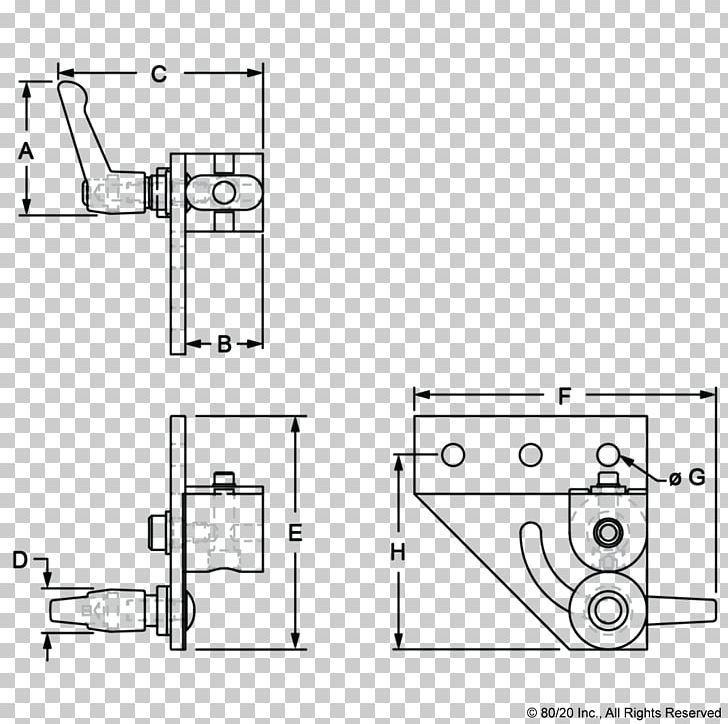 80/20 T-slot Nut Technical Drawing Bracket Angle PNG, Clipart, 8020, Academic Degree, Aluminium, Angle, Area Free PNG Download