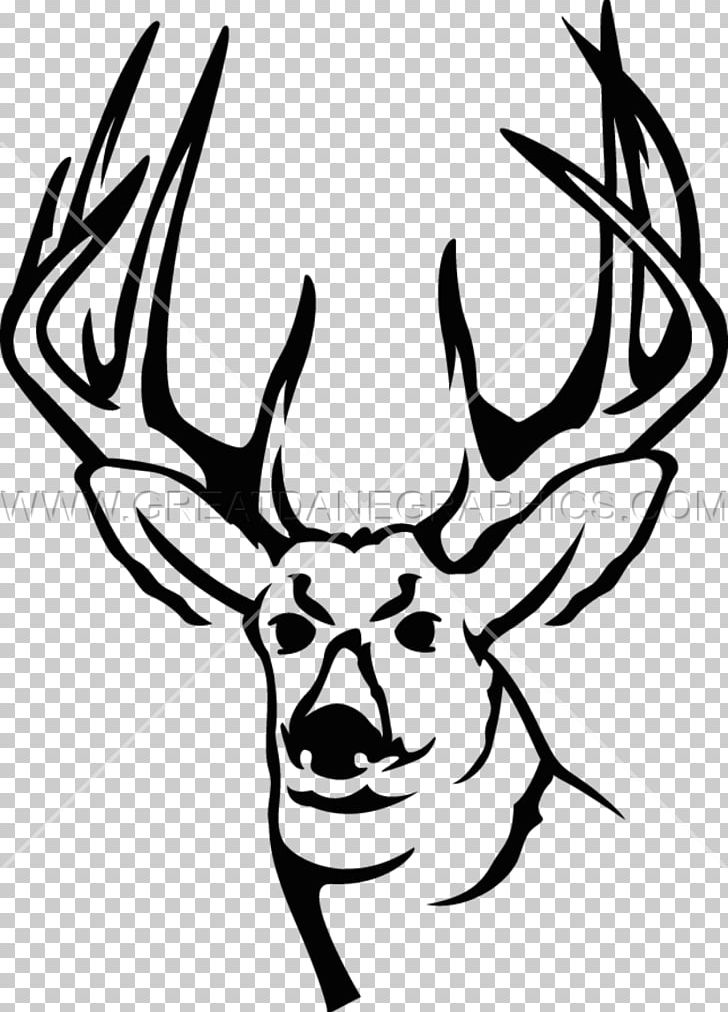 White-tailed Deer Antler Black-tailed Deer PNG, Clipart, Animal Head, Antler, Artwork, Black And White, Blacktailed Deer Free PNG Download