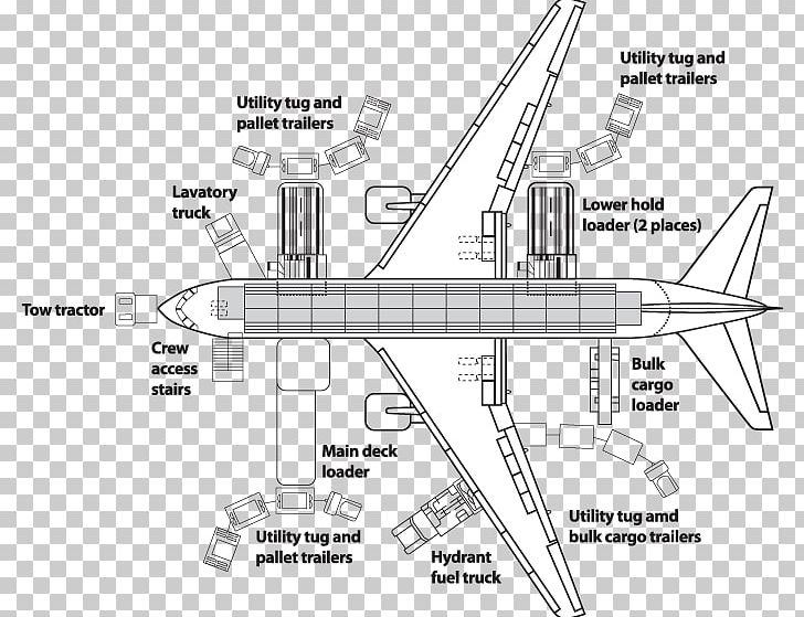 Boeing 767-300ER Boeing 767-200ER Boeing 757 Boeing 747 PNG, Clipart, Angle, Area, Artwork, Aviation, Black And White Free PNG Download