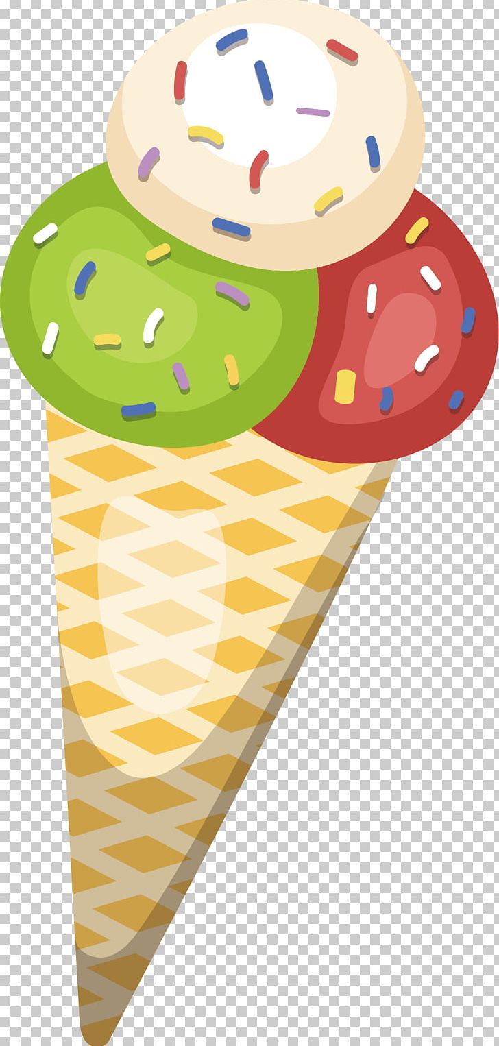 Ice Cream Cone Illustration PNG, Clipart, Adobe Illustrator, Cartoon Hand Painted, Color, Cream, Cream Vector Free PNG Download