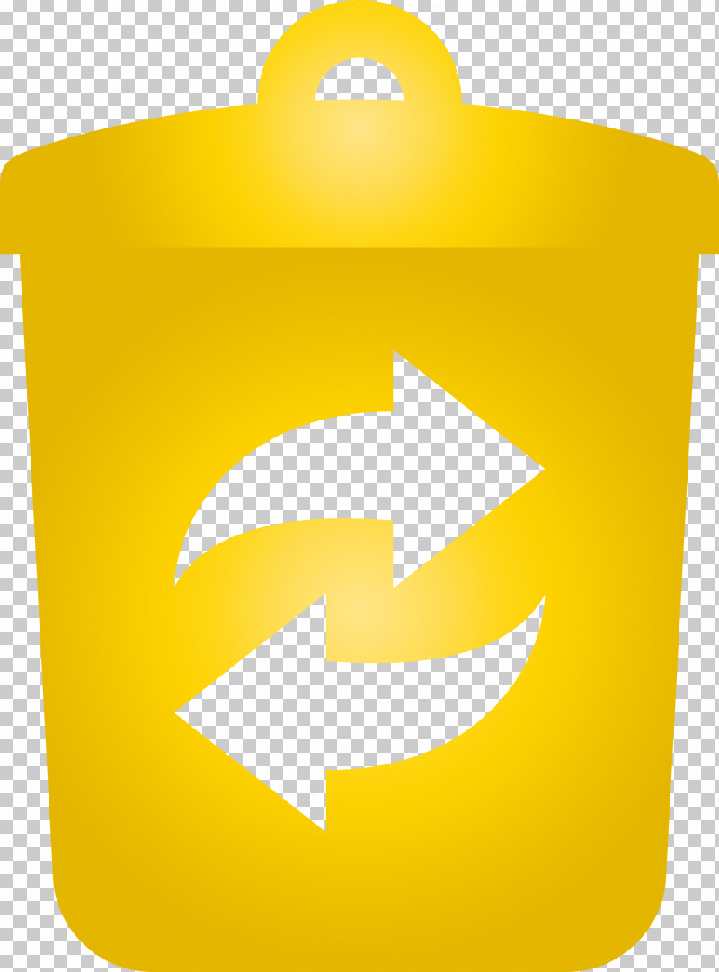 Dust Bin Garbage Box Trash Can PNG, Clipart, Logo, Meter, Symbol, Trash Can, Yellow Free PNG Download