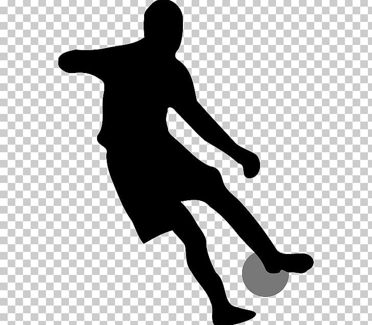 Football Player Silhouette PNG, Clipart, Ball, Black, Black And White, Dribbling, Football Free PNG Download