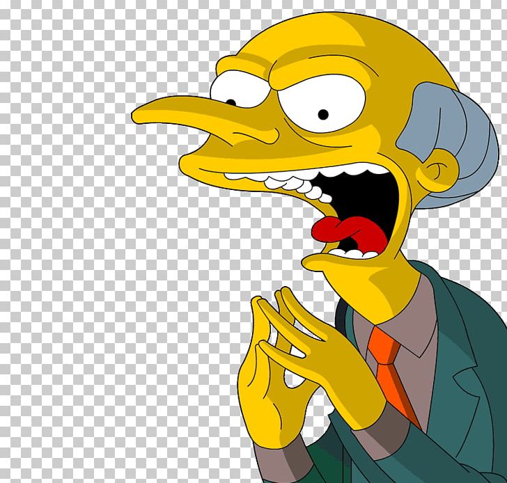 Mr. Burns Waylon Smithers Principal Skinner Homer Simpson Ned Flanders PNG, Clipart, Beak, Bird, Cartoon, Character, Desktop Wallpaper Free PNG Download