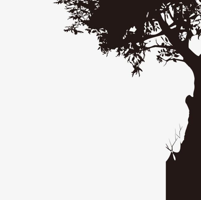 Trees Silhouette PNG, Clipart, Black, Silhouette Clipart, Sketch, Trees, Trees Clipart Free PNG Download
