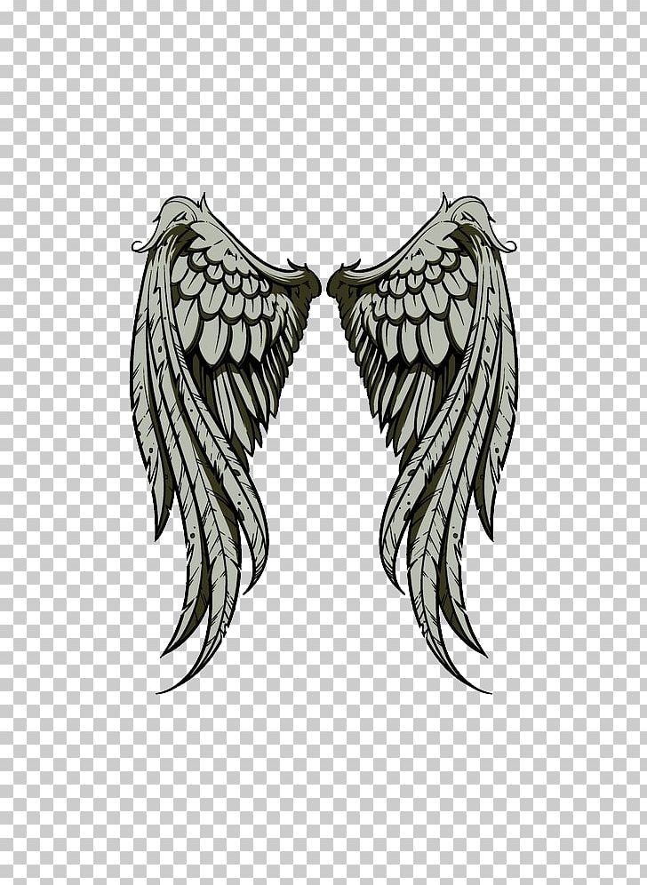 Drawing Illustration PNG, Clipart, Angels Wings, Angel Wing, Angel Wings, Art, Black And White Free PNG Download