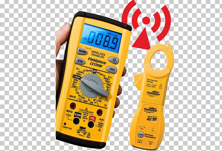 Digital Multimeter Measuring Instrument Wireless Thermocouple PNG, Clipart, Digital Data, Digital Multimeter, Electricity, Handheld Devices, Hardware Free PNG Download
