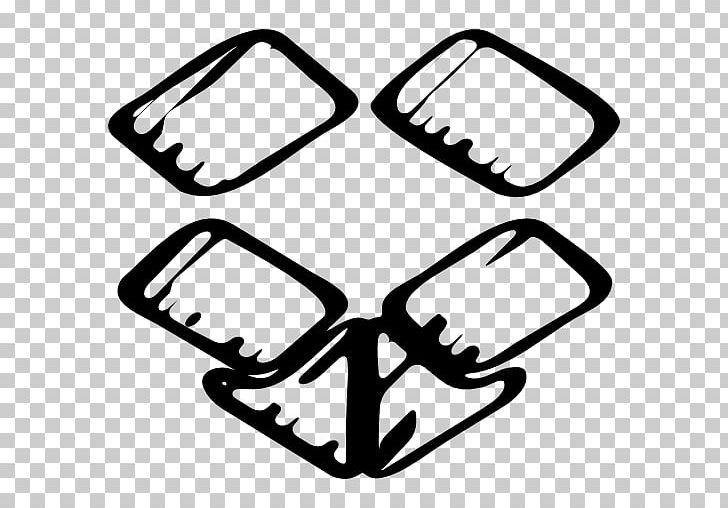 Computer Icons Dropbox Logo Symbol Sketch PNG, Clipart, Angle, Black And White, Computer Icons, Download, Dropbox Free PNG Download