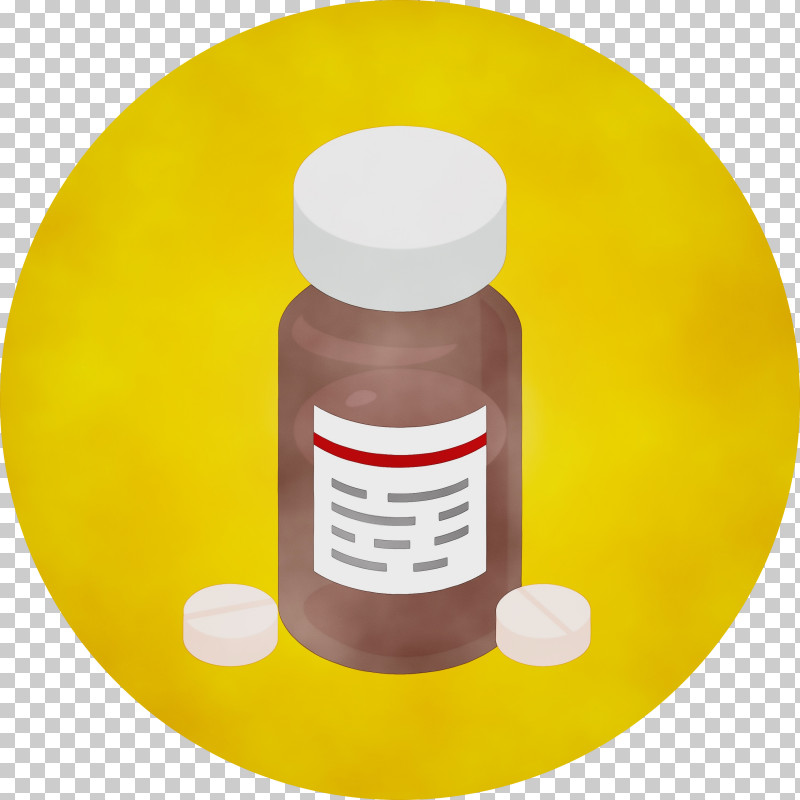 Yellow Liquidm Inc. PNG, Clipart, Liquidm Inc, Paint, Pill, Tablet, Watercolor Free PNG Download