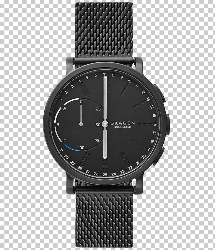 Skagen Hagen Connected Skagen Denmark Smartwatch Strap PNG, Clipart, Accessories, Analog Watch, Black, Brand, Fossil Group Free PNG Download