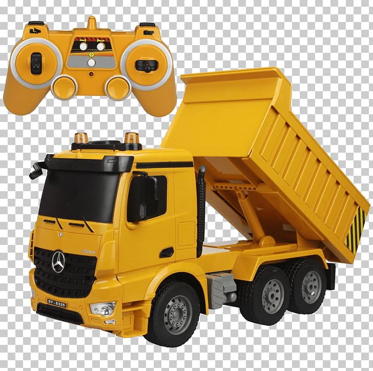 Mercedes-Benz Radio-controlled Car Dump Truck PNG, Clipart, Architectural Engineering, Car, Commercial Vehicle, Construction Equipment, Dump Truck Free PNG Download